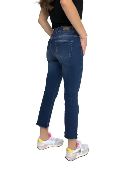 JEANS DONNA CROPPED