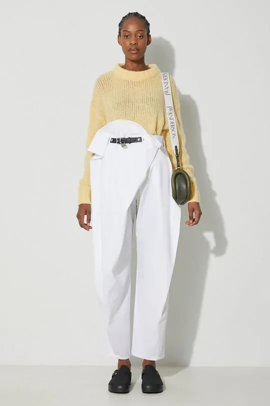 JW Anderson wool blend trousers white color TR0295.PG0865