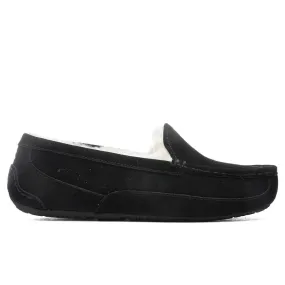 Kids Ascot Slipper - Black Suede