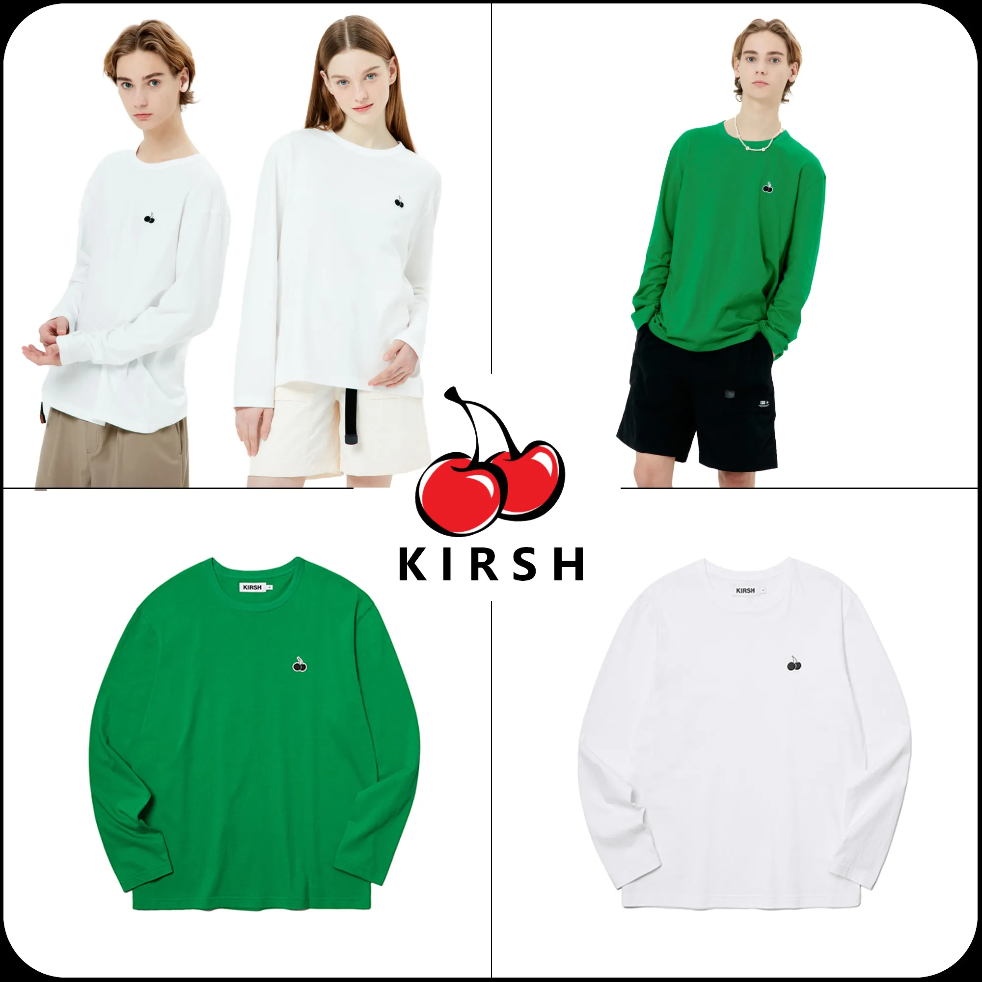 KIRSH  |Unisex Street Style Long Sleeves Long Sleeve T-shirt