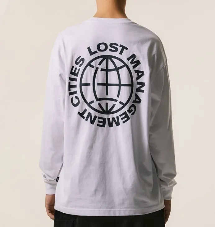 LMC  |Street Style Long Sleeves Cotton Long Sleeve T-shirt Logo