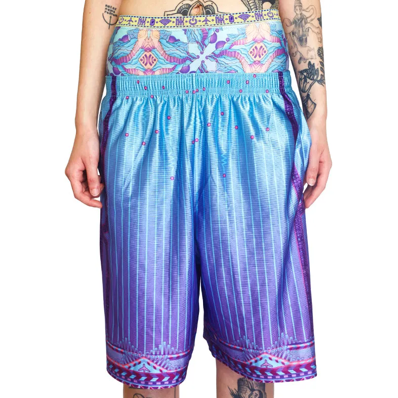 LOGIC LATTICE UNISEX B-BALL SHORTS