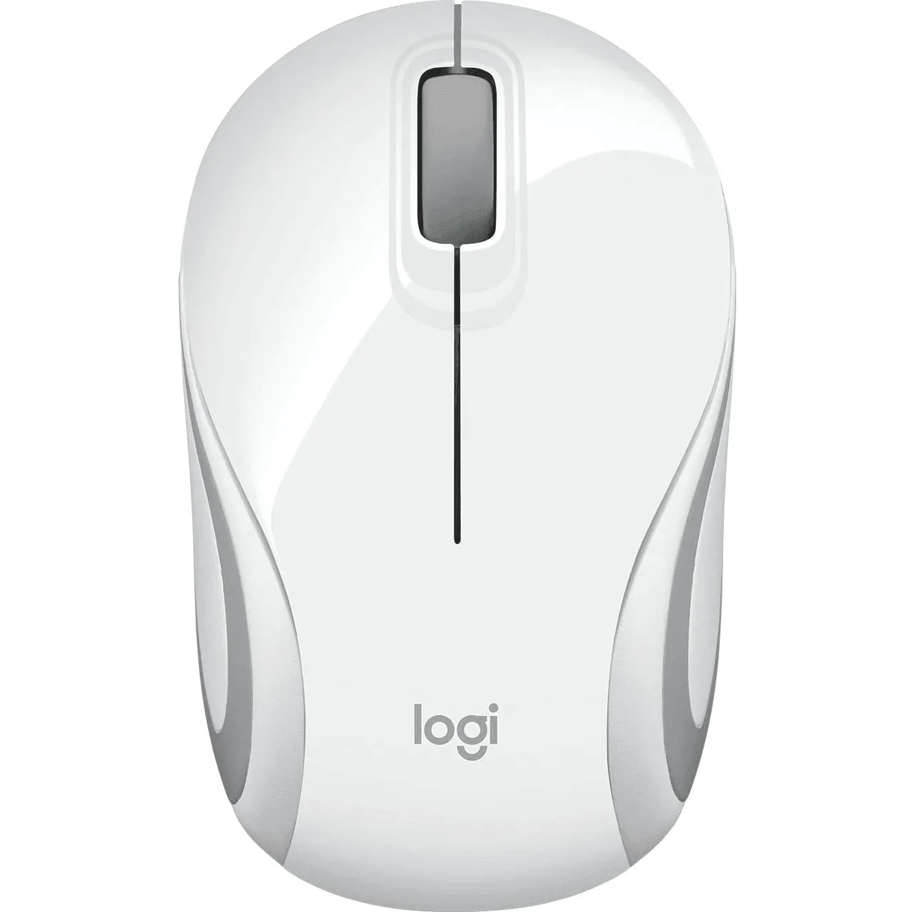 Logitech M187 Mouse Wireless Mini Small Compact Portable White