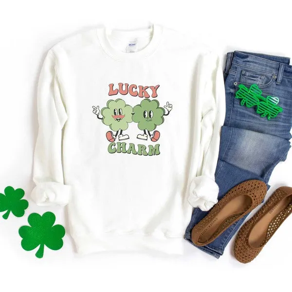 Lucky Charm Friends Graphic Sweatshirt