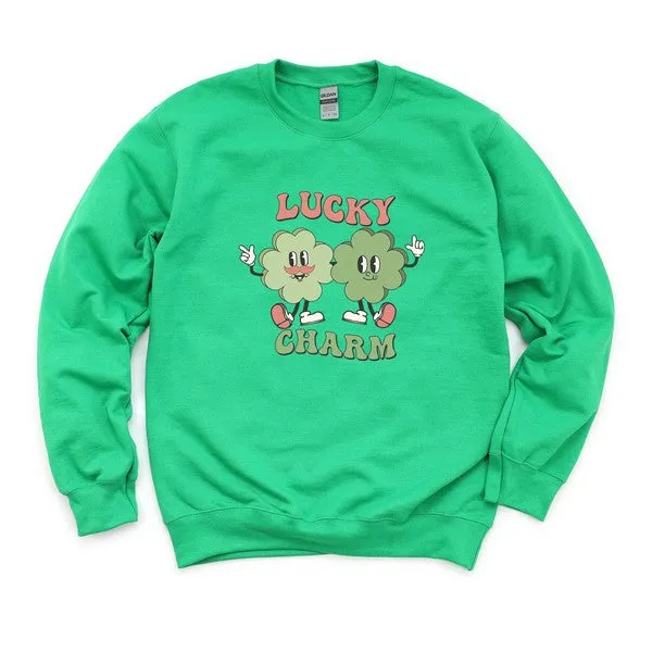 Lucky Charm Friends Graphic Sweatshirt