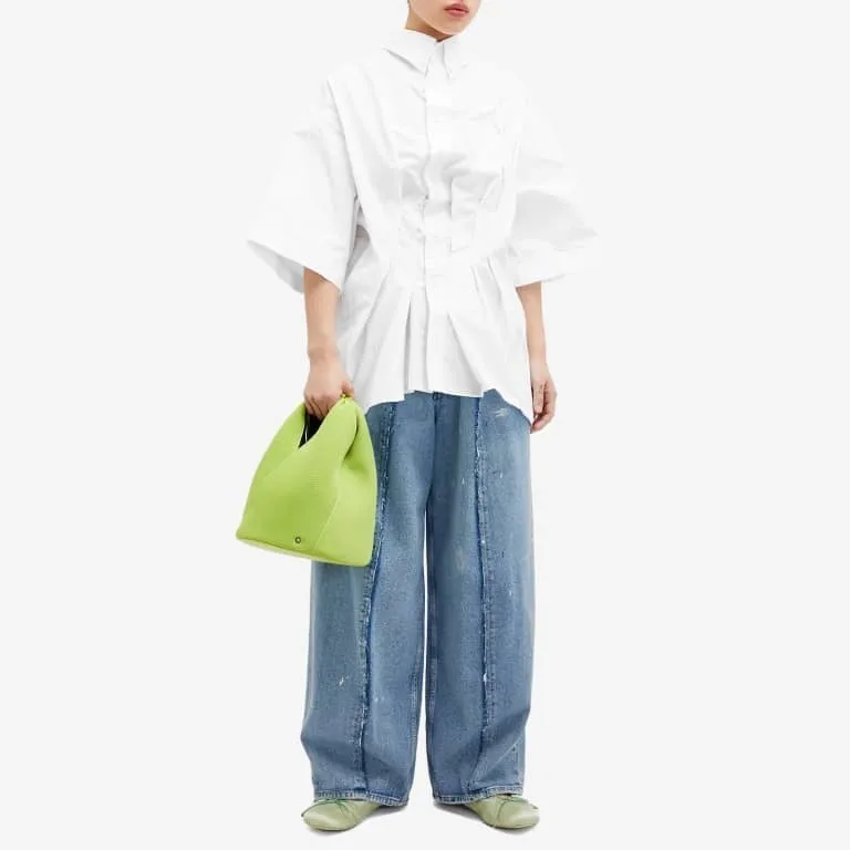 Maison Margiela  |Casual Style Long Sleeves Plain Cotton Puff Sleeves