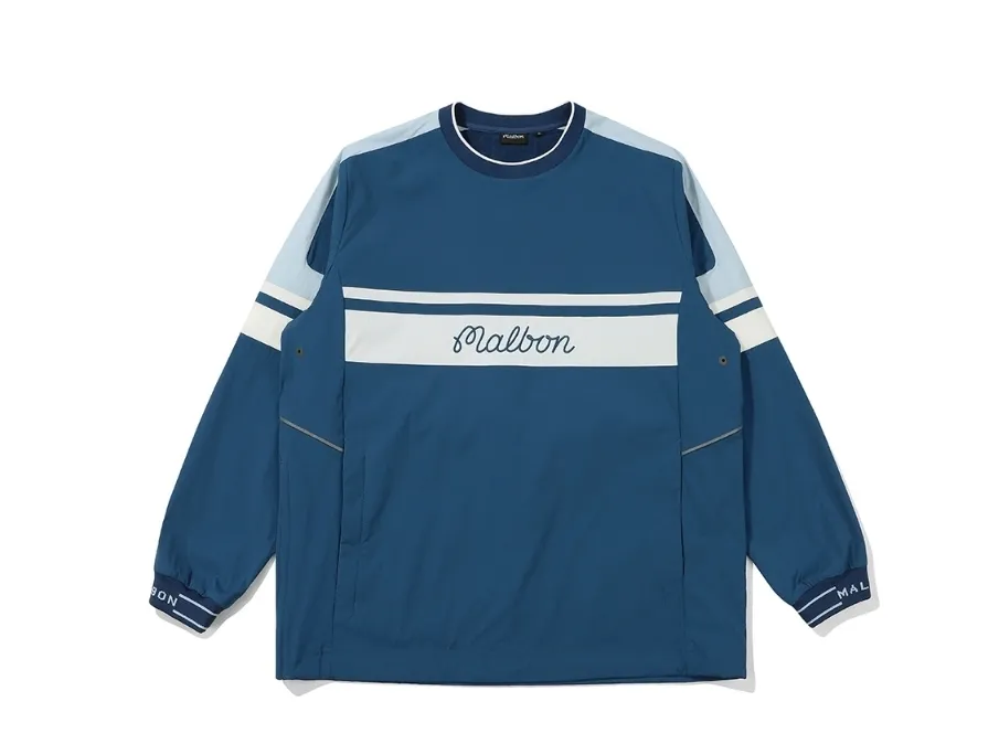 Malbon Golf  |Street Style Long Sleeves Plain Logo Sweatshirts