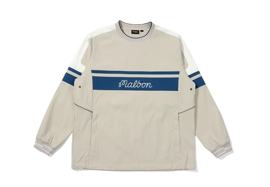 Malbon Golf  |Street Style Long Sleeves Plain Logo Sweatshirts