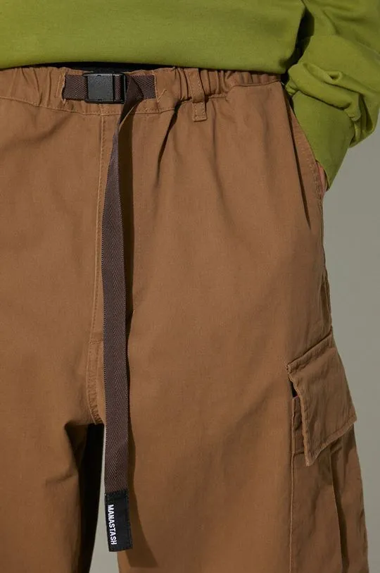 Manastash trousers Flex Climber Cargo Pant men's brown color 7923910003