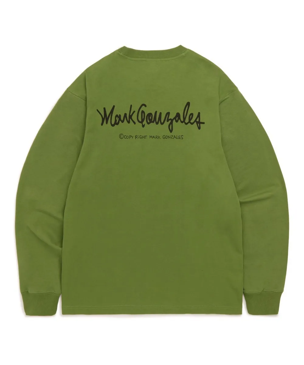 Mark Gonzales  |[MARK GONZALES]★ANGEL WAPPEN OG L/S T-SHIRT