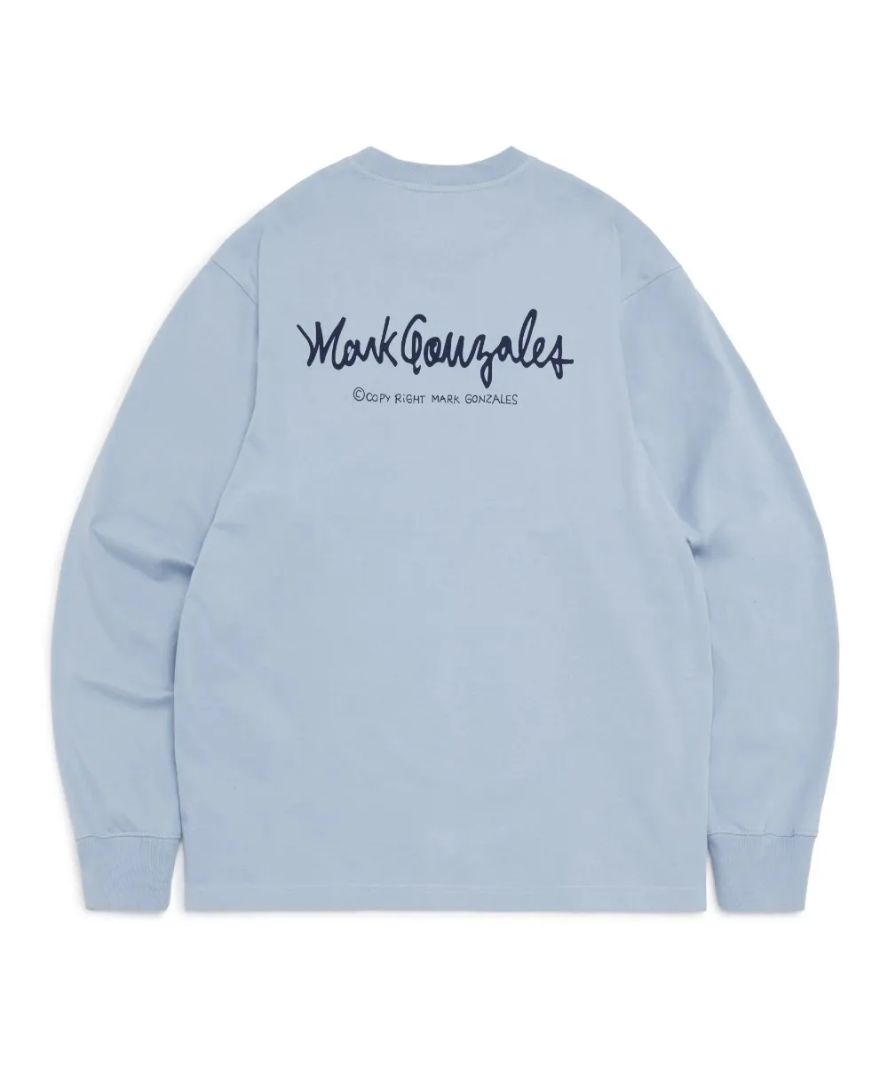 Mark Gonzales  |[MARK GONZALES]★ANGEL WAPPEN OG L/S T-SHIRT