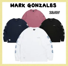 Mark Gonzales  |Unisex Street Style Long Sleeves Long Sleeve T-shirt Logo