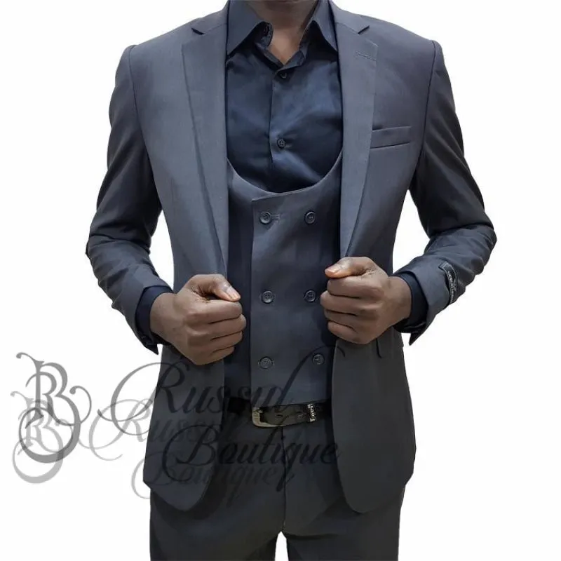 Men's 3-piece business Suit | Grey