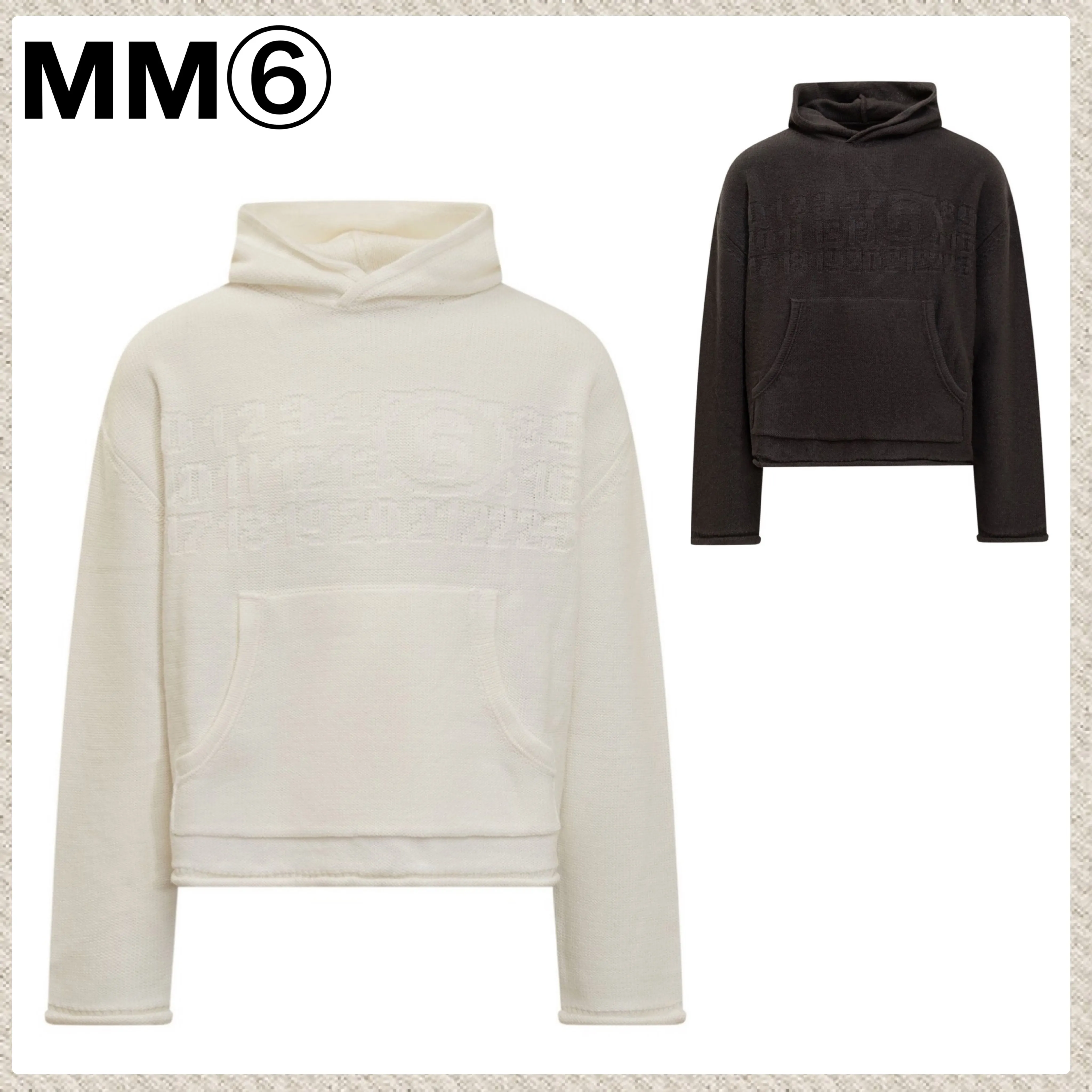 MM6 Maison Margiela  |Pullovers Unisex Long Sleeves Plain Cotton Logo Sweaters