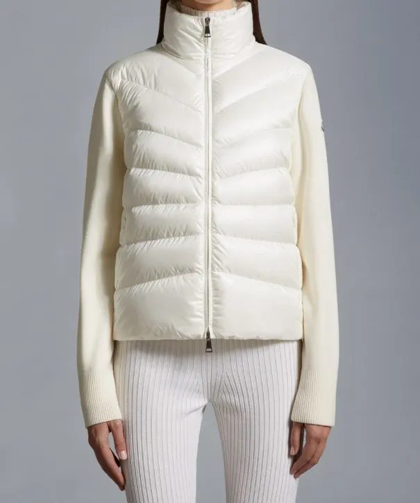 MONCLER  |Padded Wool Cardigan