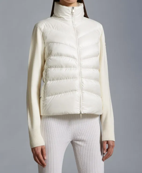 MONCLER  |Padded Wool Cardigan