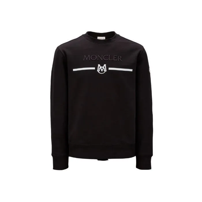 MONCLER  |Unisex Street Style U-Neck Long Sleeves Cotton