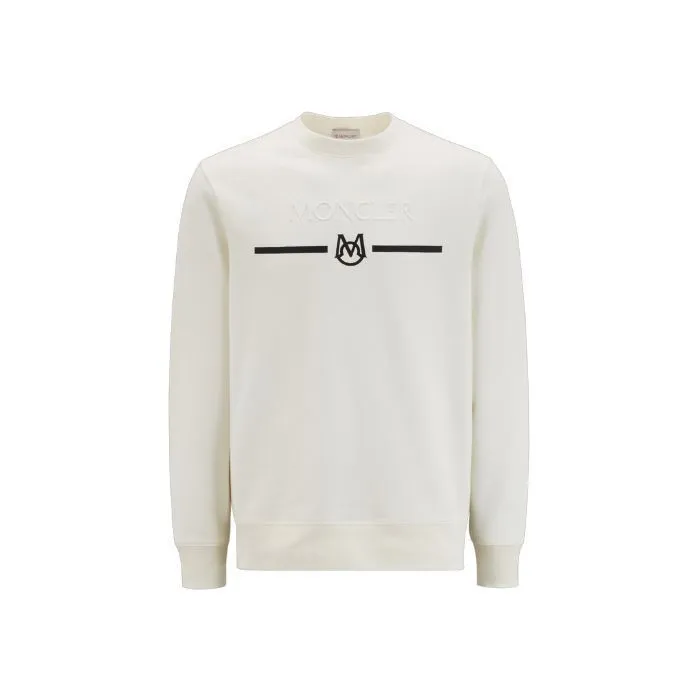 MONCLER  |Unisex Street Style U-Neck Long Sleeves Cotton