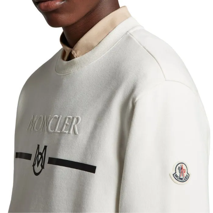 MONCLER  |Unisex Street Style U-Neck Long Sleeves Cotton