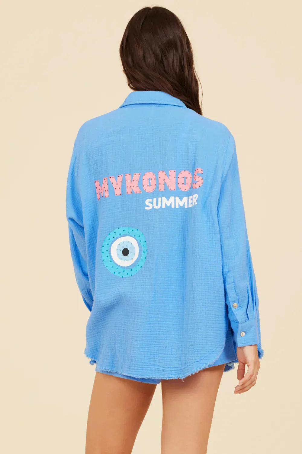 Mykonos Jet Setter Gauze Shirt