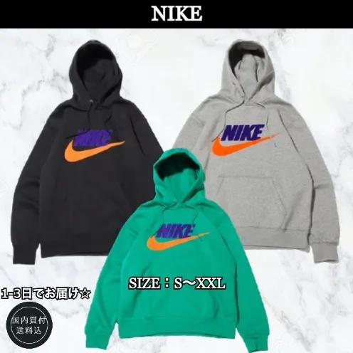 Nike  |Pullovers Street Style Long Sleeves Plain Cotton Logo