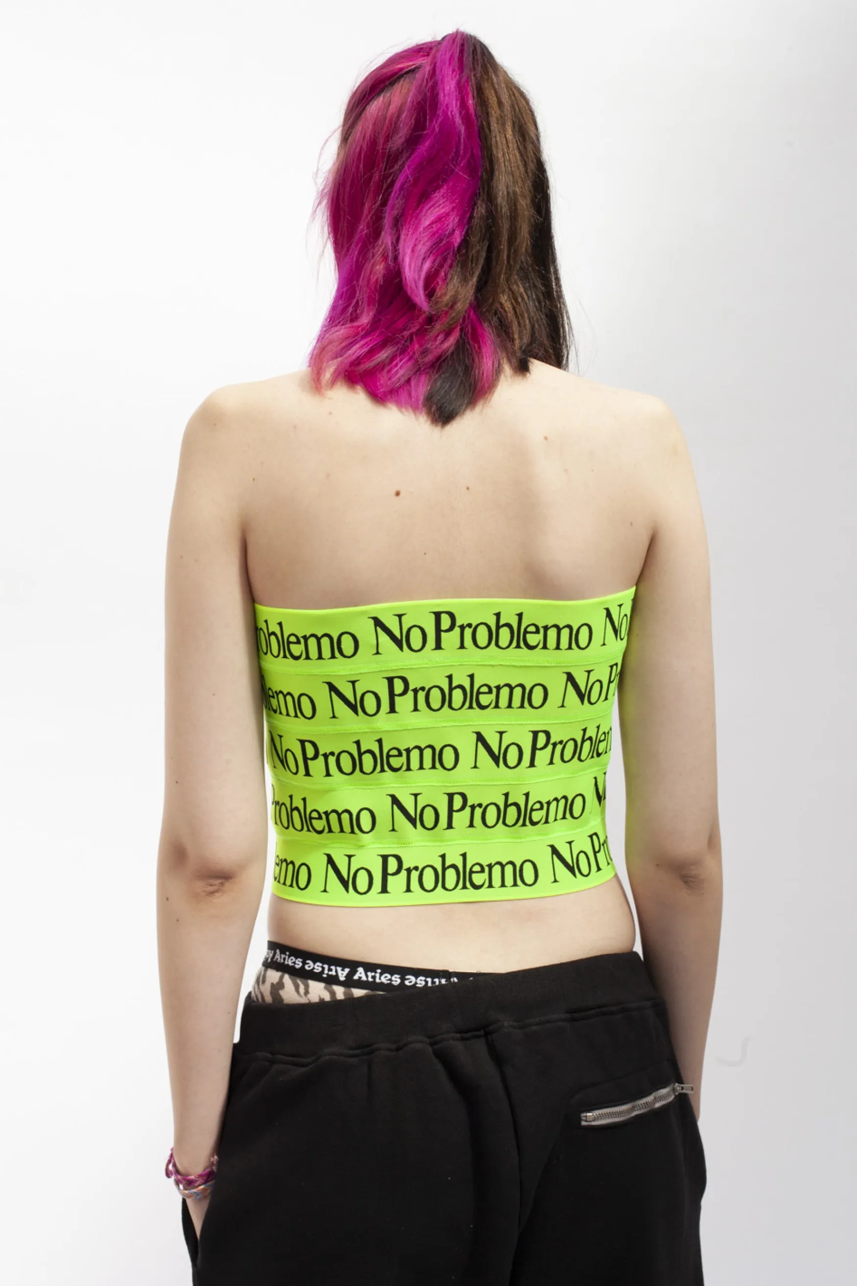 No Problemo Logo Elastic Top