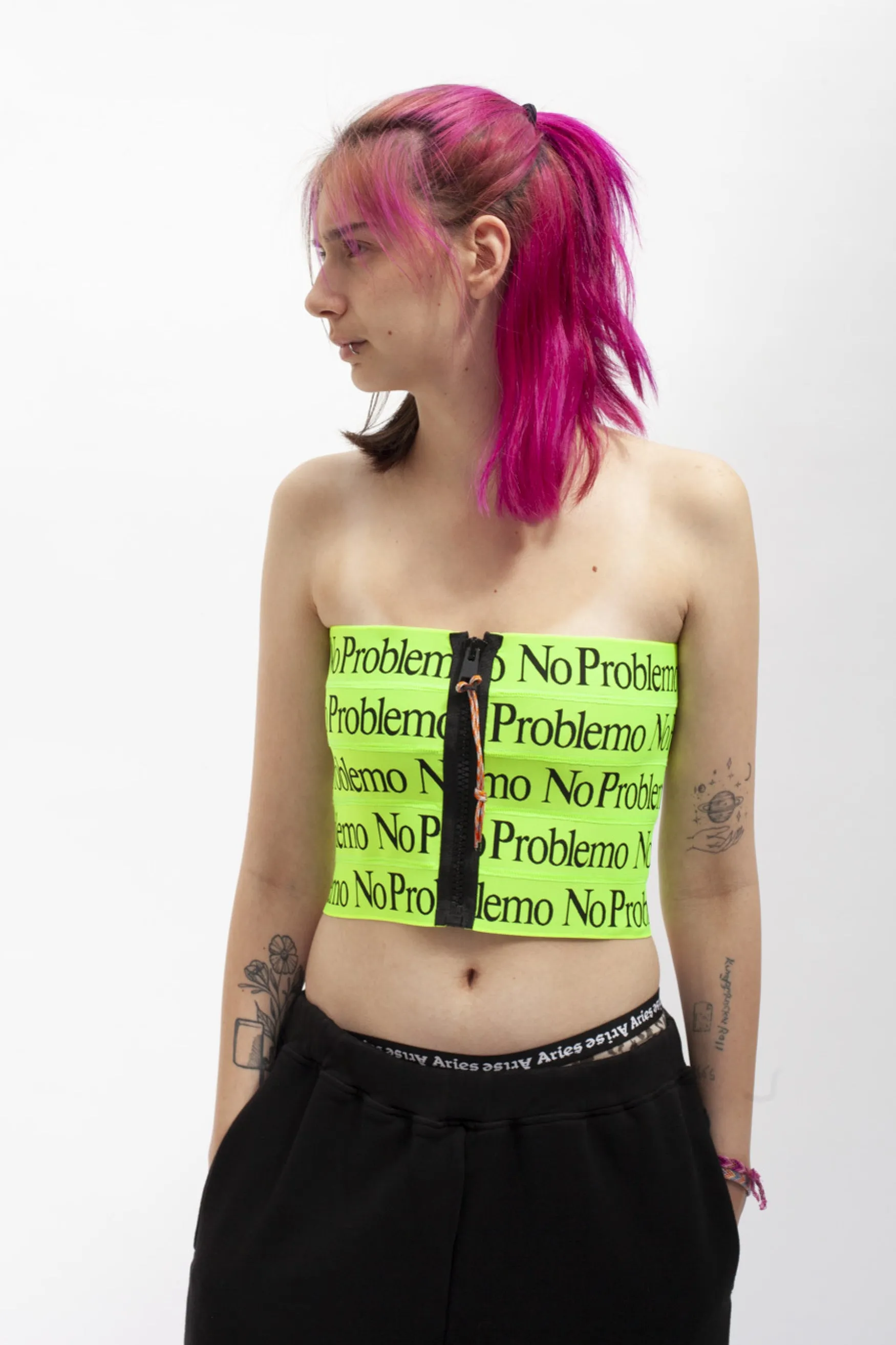 No Problemo Logo Elastic Top