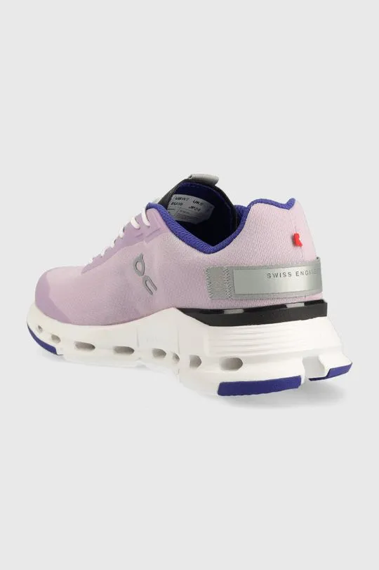 On-running running shoes Cloudnova Form violet color