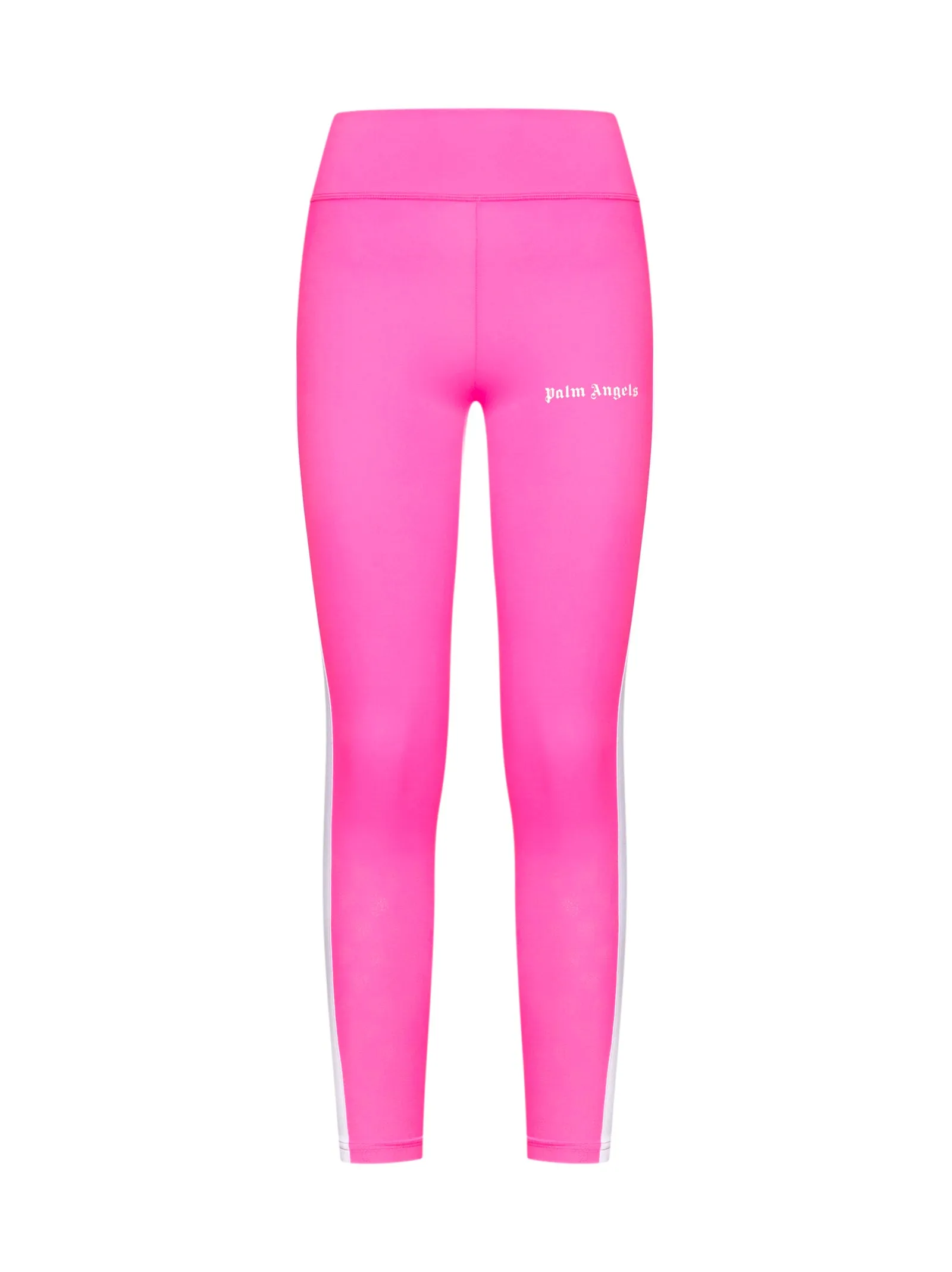 Palm Angels Logo Detailed High Waist Leggings