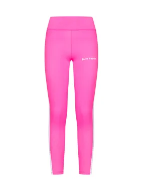 Palm Angels Logo Detailed High Waist Leggings