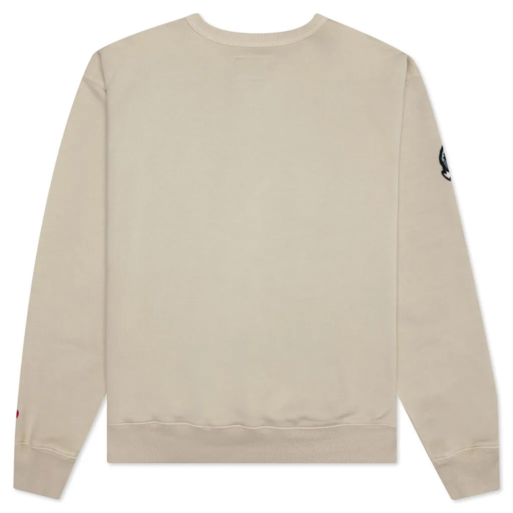 Patches Crewneck - Oatmeal