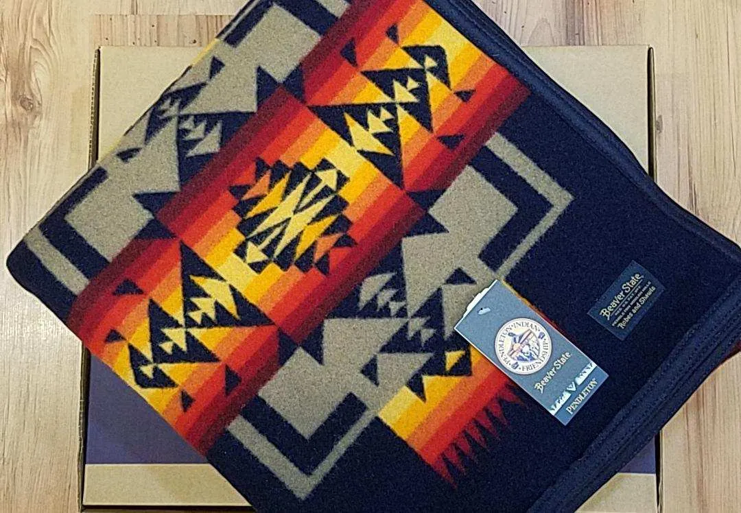 Pendleton Chief Joseph  Blanket, Indigo