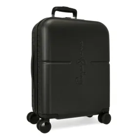 Pepe Jeans 7689121 Trolley Cabina 55 cm 4 Ruote Rigido Nero