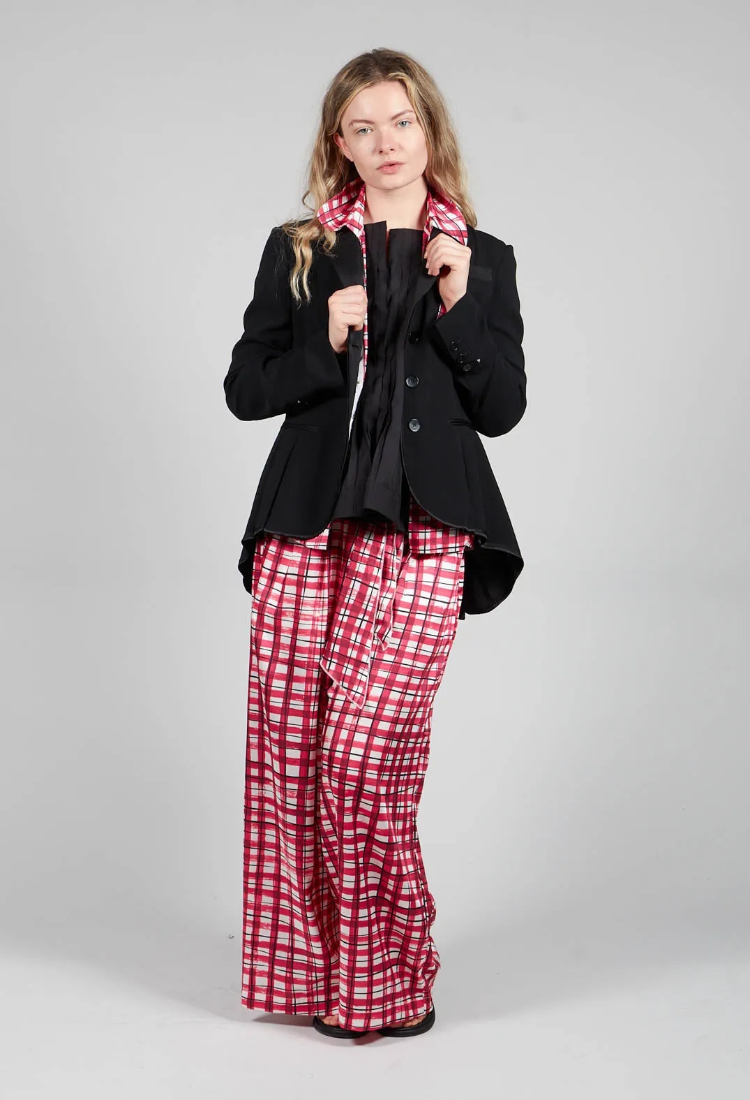 Perpetual Trousers in Pink Check