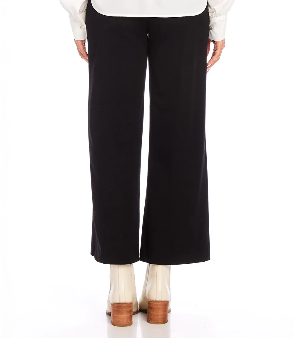 Pintuck Wide Leg Pants