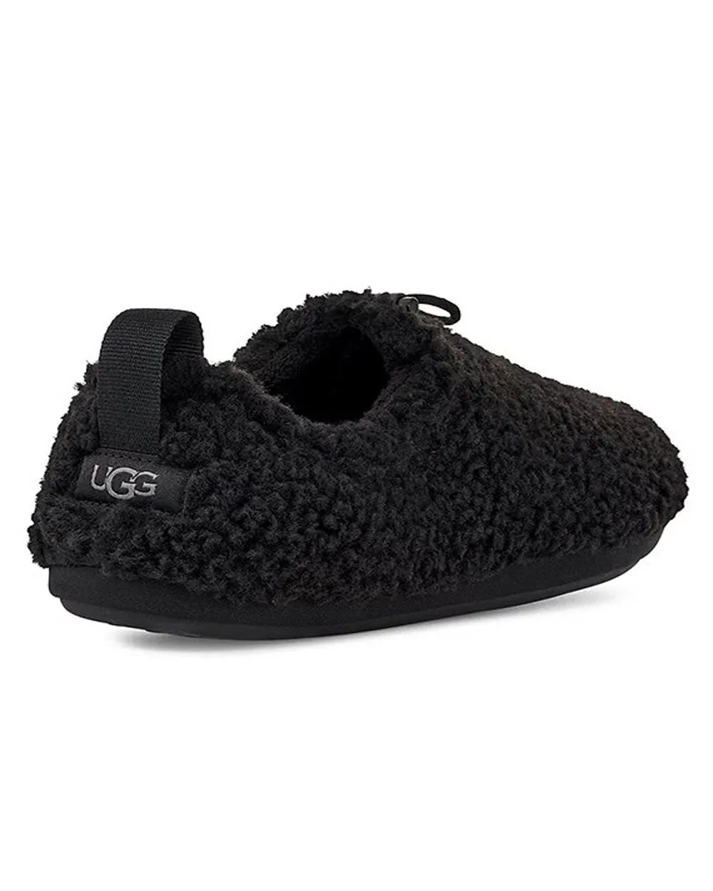 Plushy Slipper in Black