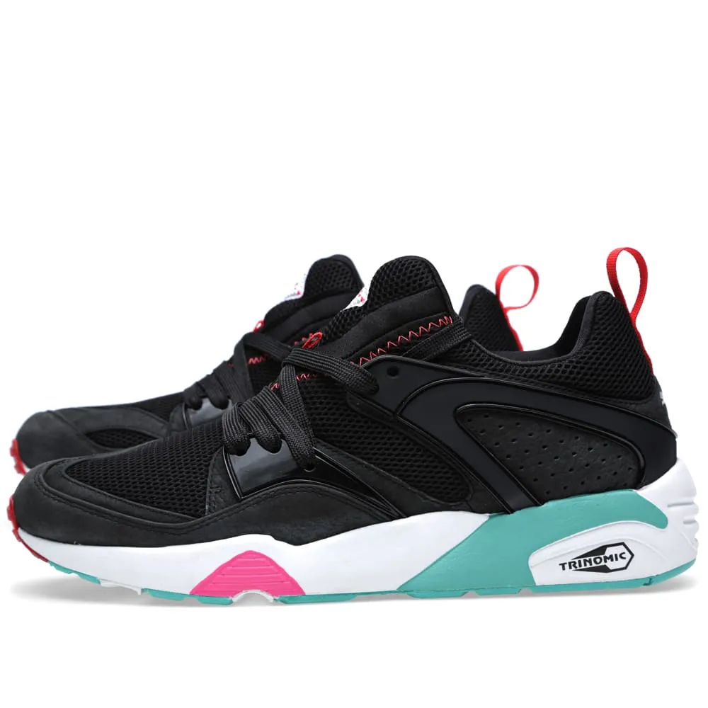 Puma x theLIST x Sneaker Freaker Blaze of Glory LTWT 'Black Beast'Black & Turquoise