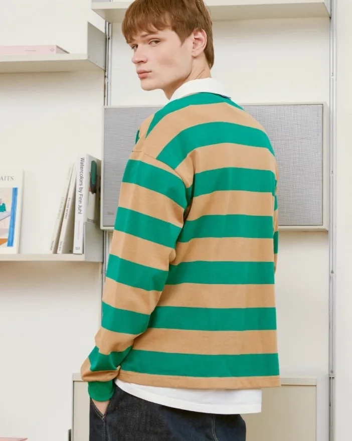 rolarola  |Stripes Unisex Street Style Long Sleeves Cotton