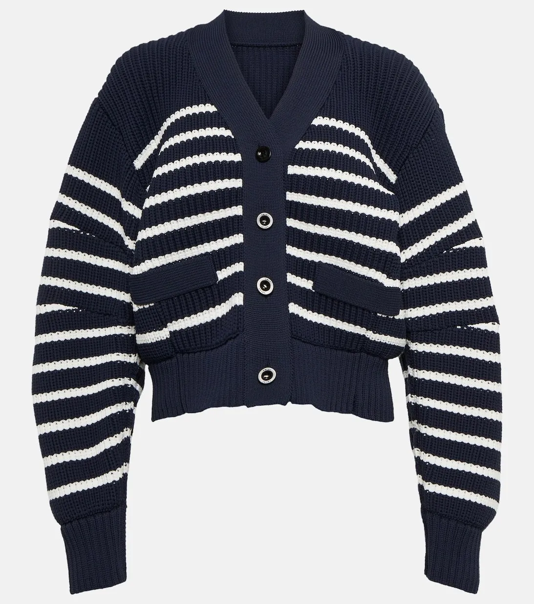 sacai  |Stripes Casual Style Long Sleeves Office Style Oversized