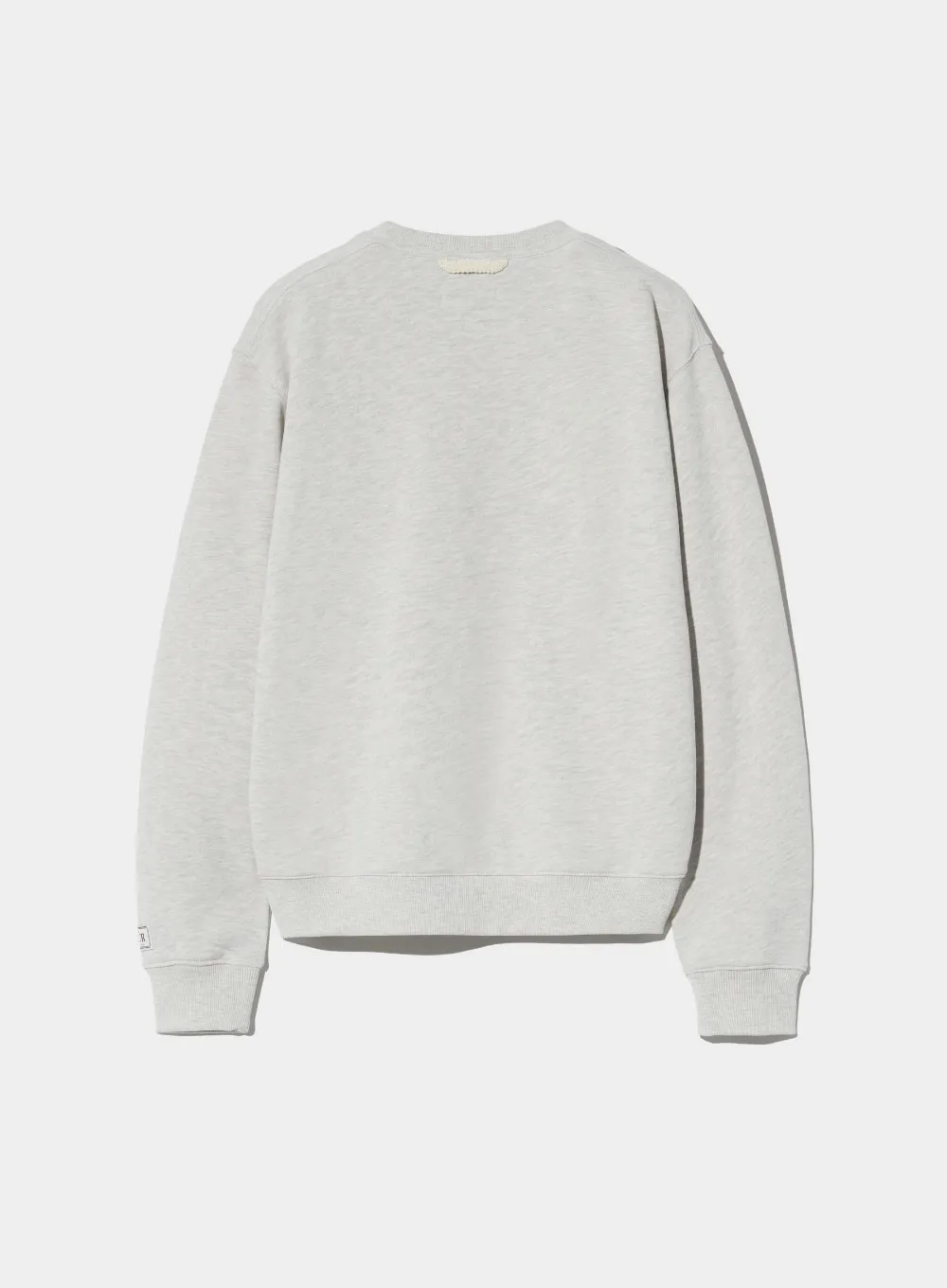 SATUR  |Street Style U-Neck Long Sleeves Plain Cotton