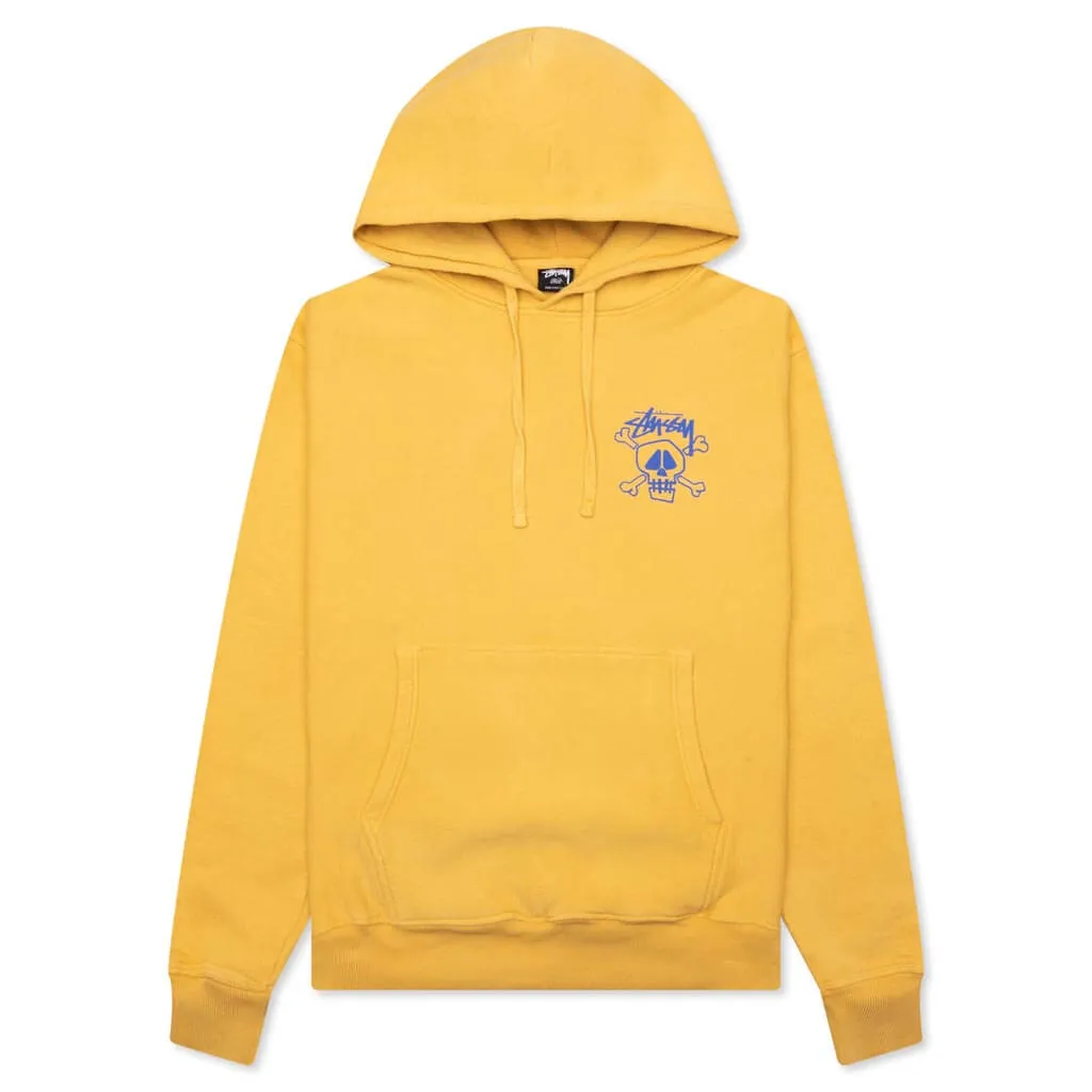 Skull & Bones Pigment Dyed Hood - Honey