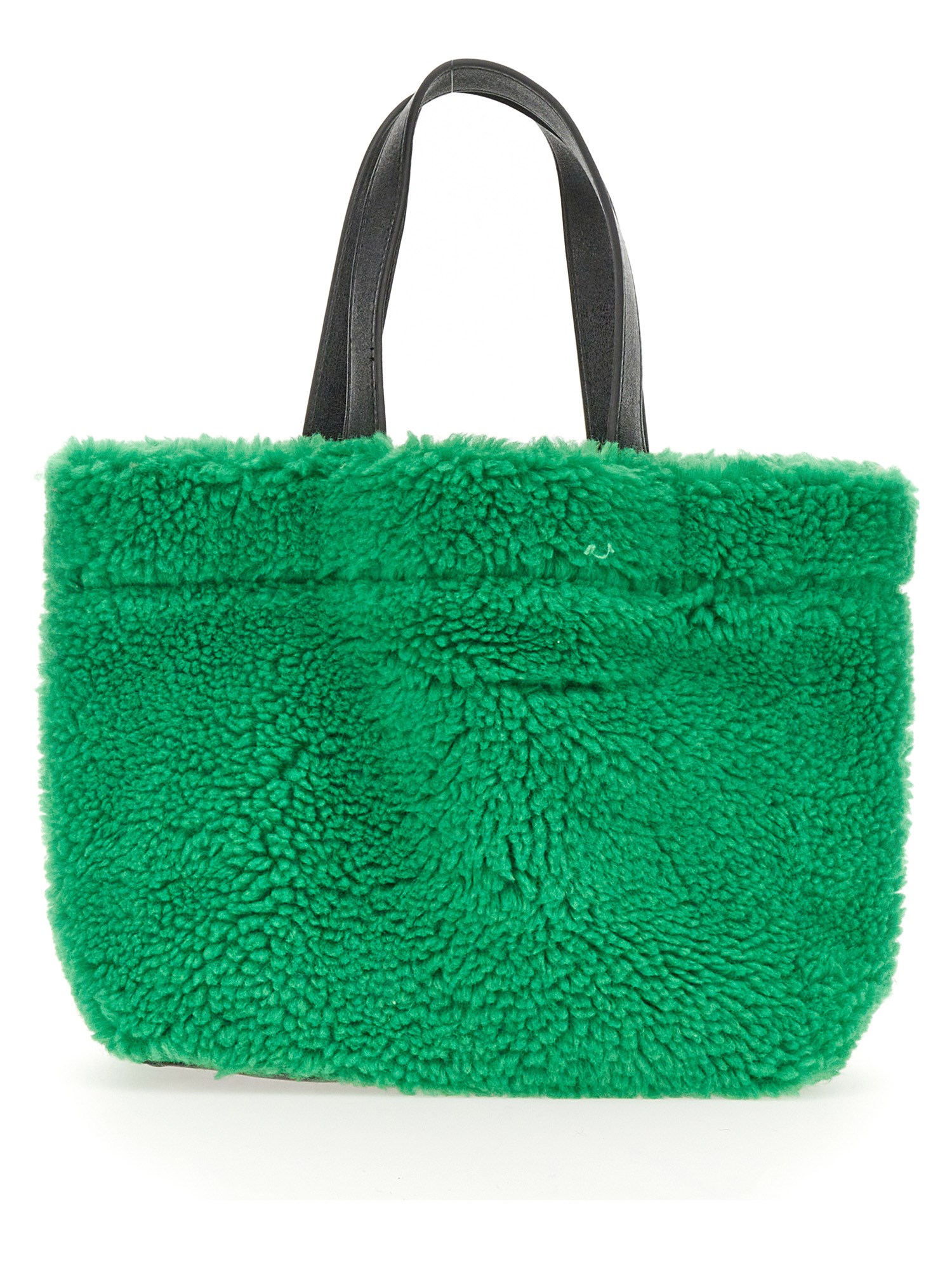 STAND    FAUX FUR SHOPPING BAG