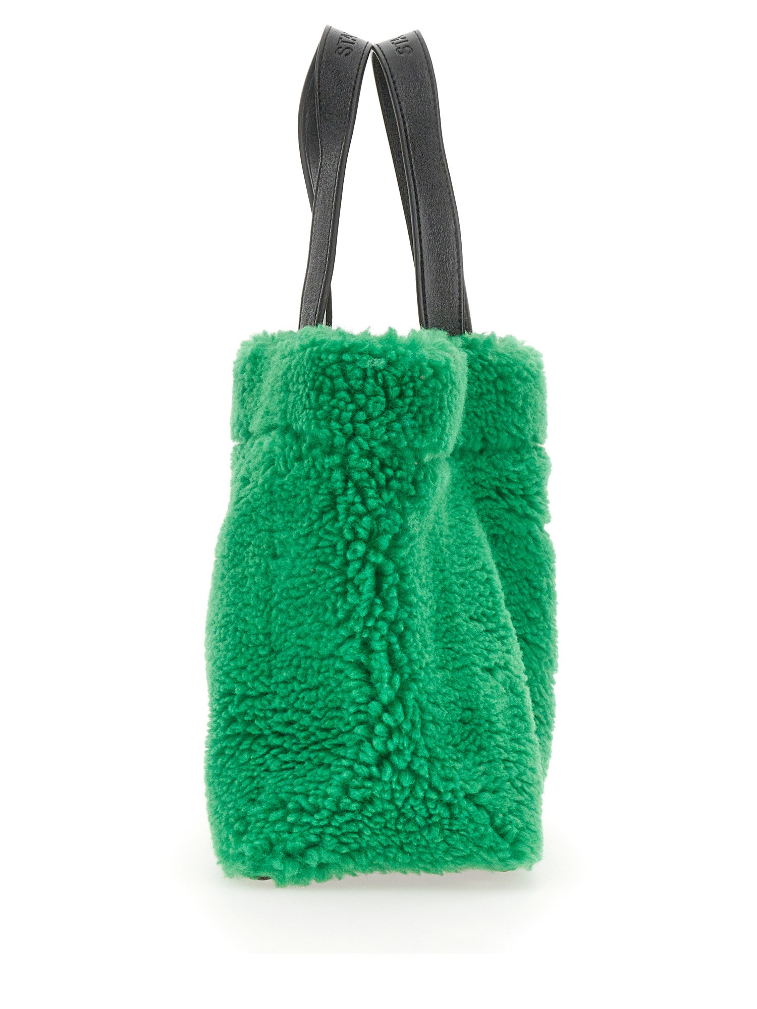 STAND    FAUX FUR SHOPPING BAG