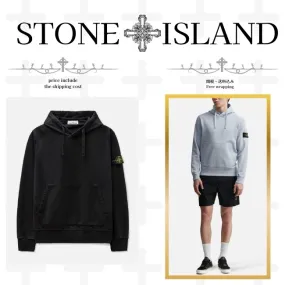 STONE ISLAND  |Pullovers Street Style Long Sleeves Plain Cotton