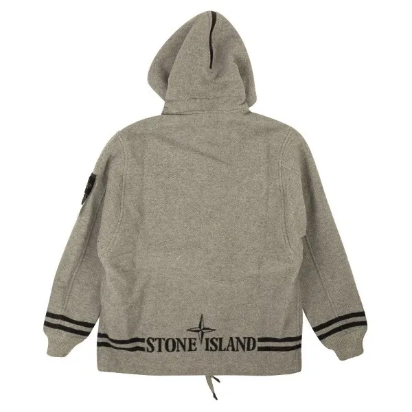 STONE ISLAND  |Pullovers Unisex Wool Street Style Long Sleeves Plain Logo