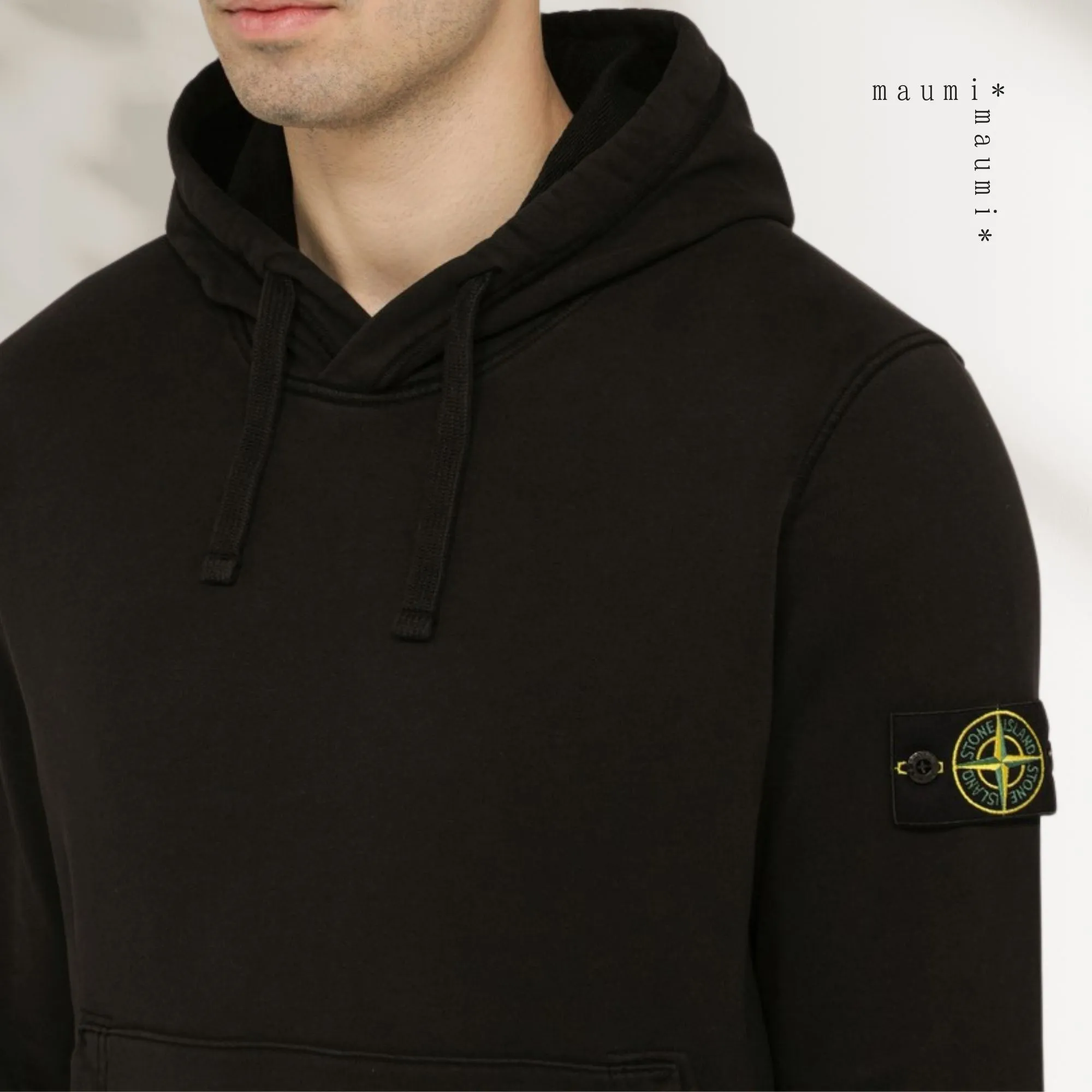 STONE ISLAND  |Street Style Long Sleeves Plain Cotton Logos on the Sleeves