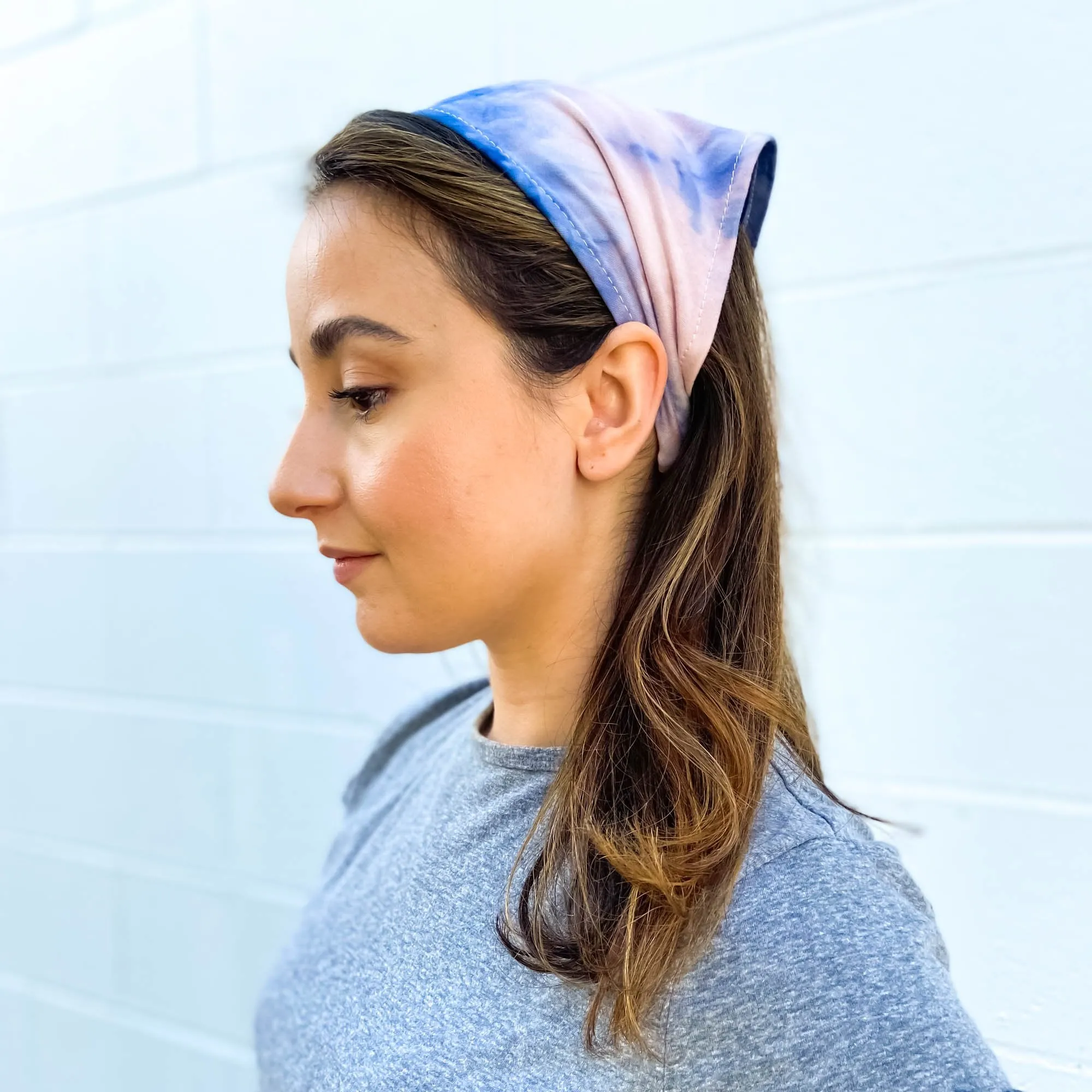 Stretch Tie Dye Bandana Scarf Headband