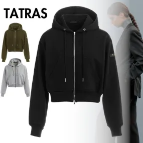 TATRAS  |Unisex Street Style Long Sleeves Plain Cotton Khaki