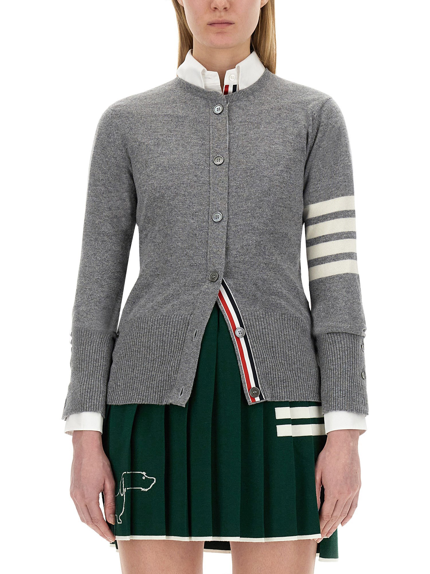 THOM BROWNE    CAHSMERE CARDIGAN