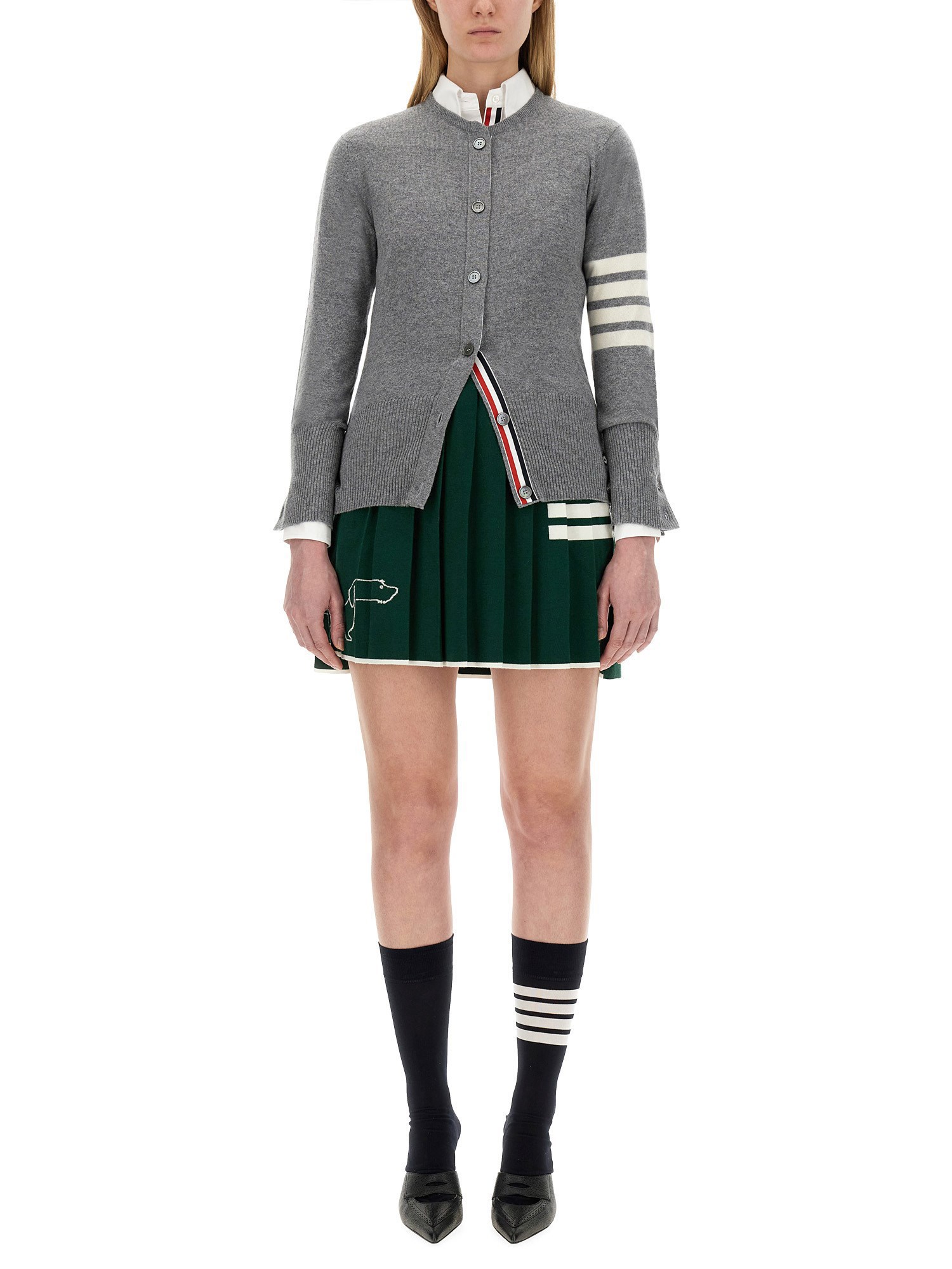 THOM BROWNE    CAHSMERE CARDIGAN